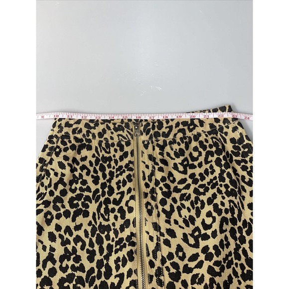 Altar’d State Cheetah Zip mini skirt Small NWT $59 - Picture 8 of 10